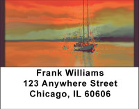 Sails In The Sunset Address Labels | LBBBH-51