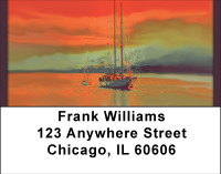 Sails In The Sunset Address Labels | LBBBH-51