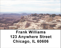 Antiqued Utah Desert Address Labels | LBBBI-13