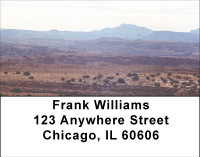Antiqued Utah Desert Address Labels | LBBBI-13