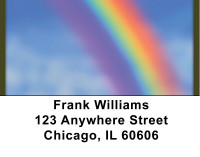 Rainbow Sky Address Labels | LBBCE-78