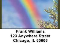 Rainbow Sky Address Labels | LBBCE-78