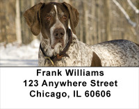 German Short Haired Pointers Address Labels | LBDOG-28