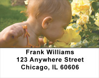 Slow Down To Smell The Roses Address Labels | LBFAM-03