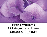 Hydrangea With Guests Address Labels | LBFLO-21