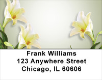 Easter Lilies Address Labels | LBFLO-26