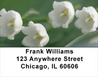 Lilly Of The Valley Address Labels | LBFLO-27