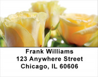 Spring Rose Bouquet Address Labels | LBFLO-41