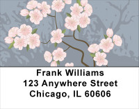 Oriental Blossoms In Spring Address Labels | LBFLO-57