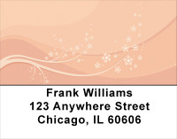 Oriental Inspired Sakura Blossoms Address Labels | LBFLO-58