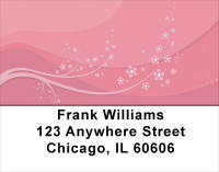 Oriental Inspired Sakura Blossoms Address Labels | LBFLO-58
