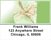 Hibiscus - Yummy Hibiscus Address Labels | LBFLO-64