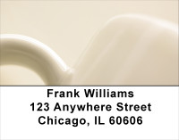 Coffee Mugs Close Up Address Labels | LBFOD-12