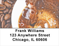 Wired on Coffee Address Labels