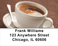 Wired on Coffee Address Labels | LBFOD-13