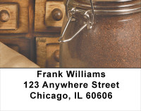 Vintage Coffee Address Labels