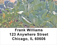 Veggie Garden Address Labels | LBFOD-26