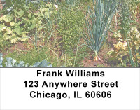 Veggie Garden Address Labels | LBFOD-26