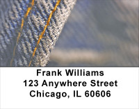 Denim Address Labels | LBFUN-22