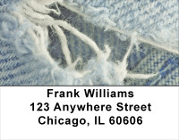 Denim Address Labels | LBFUN-22