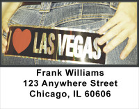Gambling - I Love Las Vegas Address Labels
