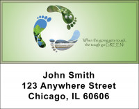 Leave A Green Trail Address Labels | LBFUN-50