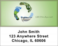 Leave A Green Trail Address Labels | LBFUN-50