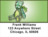 Designer Teddy Bears Address Labels | LBFUN-57