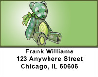 Designer Teddy Bears Address Labels | LBFUN-57