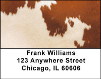Cow Prints Address Labels | LBGEO-31