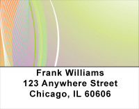 Pastel Techno Address Labels | LBGEO-95
