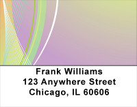 Pastel Techno Address Labels | LBGEO-95