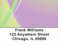 Pastel Techno Address Labels | LBGEO-95