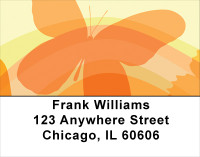 Rainbow Of Butterflies Address Labels | LBGEP-14