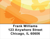 Rainbow Of Butterflies Address Labels | LBGEP-14