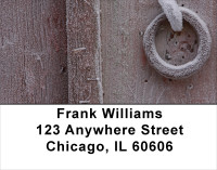 Frosty Wood Address Labels | LBGEP-29