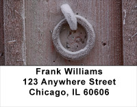 Frosty Wood Address Labels | LBGEP-29
