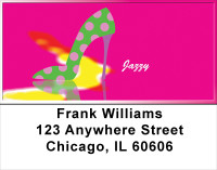 Hot Pink And Saucy Address Labels | LBGIR-10