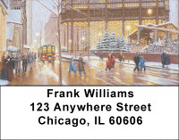 Warm Glow of Pittsburgh Address Labels | LBLBC-08