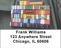 Military Medals Address Labels | LBMIL-10
