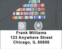 Military Medals Address Labels | LBMIL-10