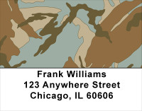 Camouflage - Greys Address Labels | LBMIL-26