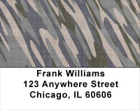 Camouflage - Greys Address Labels | LBMIL-26