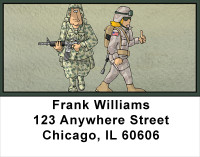 Military Fun Address Labels | LBMIL-37