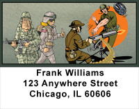 Military Fun Address Labels | LBMIL-37
