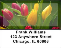 Tulips Address Labels | LBNAT-06