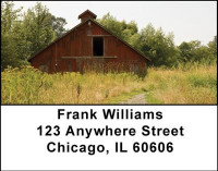 Springtime Barns Address Labels | LBNAT-16