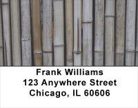 Bamboo Textures Address Labels | LBNAT-35