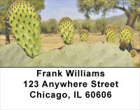 Desert Cactus Address Labels | LBNAT-39