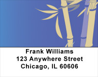 Bamboo Blues Address Labels | LBNAT-55